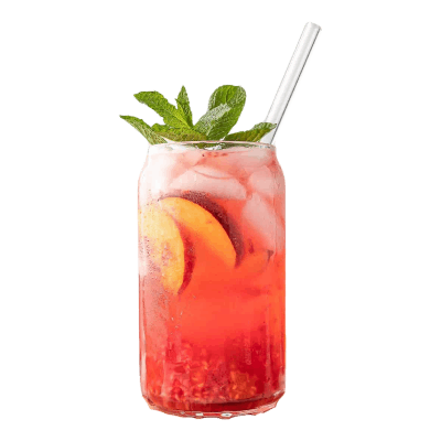 Peach and Raspberry Lemonade