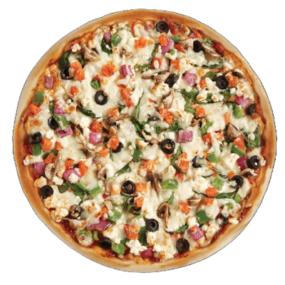 vegetable elight pizza by cheezybites Dubai