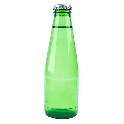 sparkling water and still water